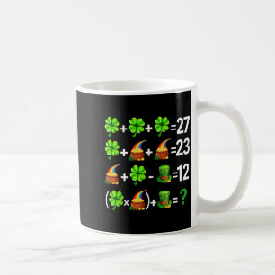 Funny six seven 67 meme st patricks day math coffee mug