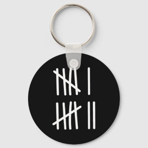 Funny Six Seven 67 Meme Tally Marks 6 7 Numbers Ki Key Ring