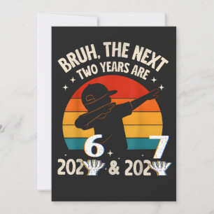 Funny Six Seven “67” NYE Kids New Year 2026-2027  Holiday Card