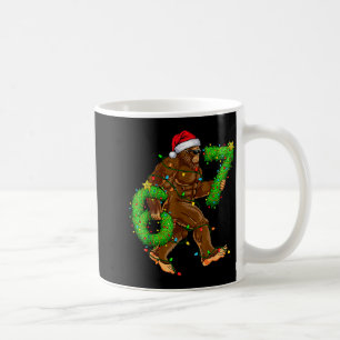Funny Six Seven 6 7 Meme Bigfoot Christmas Shirts  Coffee Mug