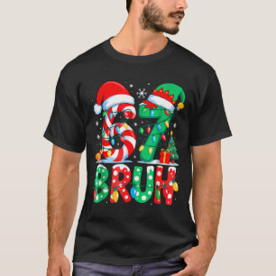 Funny Six Seven 6 7 Meme Christmas Family Xmas San T-Shirt