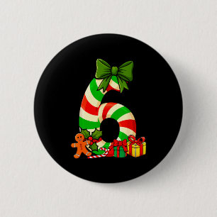 Funny Six Seven 6 7 Meme Couple Christmas For Men  6 Cm Round Badge