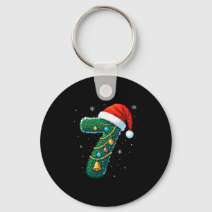 Funny Six Seven 6 7 Meme Design Couples Christmas  Key Ring