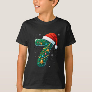 Funny Six Seven 6 7 Meme Design Couples Christmas  T-Shirt