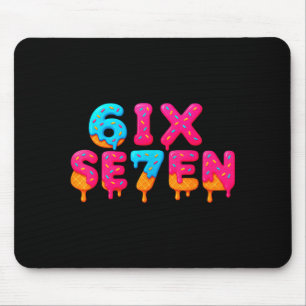 Funny Six Seven 6 7 Meme Design  Mouse Pad