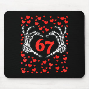 Funny Six Seven 6 7 Meme For Men Women Kids Valent Mouse Pad