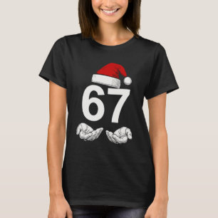 Funny Six Seven 6 7 Meme Gen Alpha Slang Christmas T-Shirt
