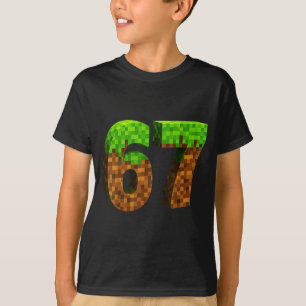 Funny Six Seven 6 7 Meme Gen Alpha Slang Game Xel T-Shirt