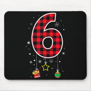 Funny Six Seven 6 7 Meme Saying Couples Christmas  Mouse Pad
