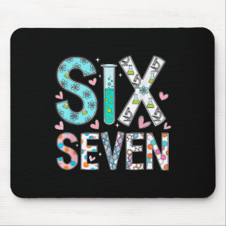 Funny Six Seven 6 7 Meme Science Teacher Men Women Mouse Pad
