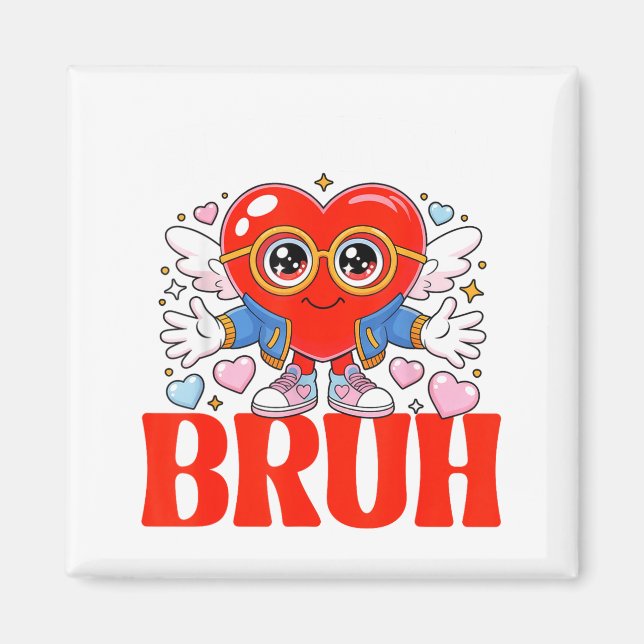 Funny Six Seven 6 7 Meme Valentine 67 Women Girl K Magnet (Front)