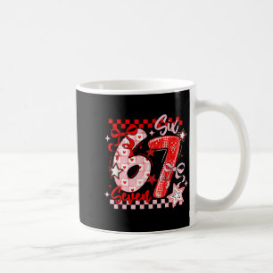Funny Six Seven 6 7 Meme Valentine Girl Coffee Mug