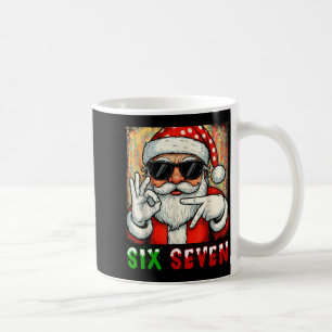 Funny Six Seven Meme Christmas Cool Santa Saying 6 Coffee Mug