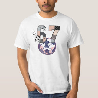 Funny Six Seven Soccer T-Shirt
