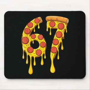 Funny Six Seven Zza 67 Number  Mouse Pad