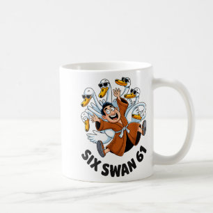 Funny Six Swan 61 Meme New Gen Alpha Slang Six One Coffee Mug