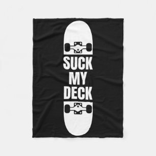 Funny Skateboard Deck Skateboarding Skater For Men Fleece Blanket