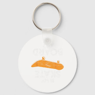 Funny Skateboard Saying Is My Board Ok Skateboardi Key Ring