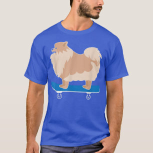Funny Skateboarding Bassett Hound Dog Men Boys Ska T-Shirt
