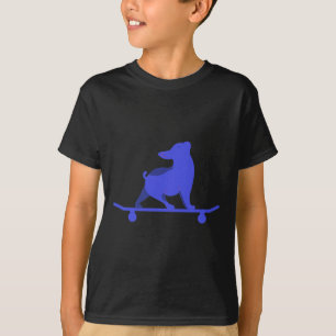Funny Skateboarding Dog French Bulldog Lover Men W T-Shirt