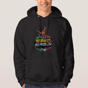 Funny Skateboarding for German Shepherd Dog Owner Hoodie