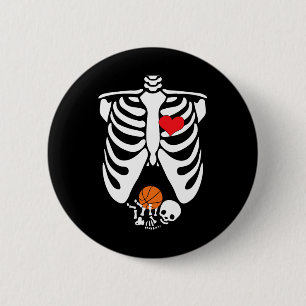 Funny Skeleton 6 Cm Round Badge