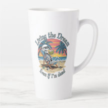 Funny Skeleton Beach Chill Design