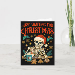 Funny Skeleton Christmas Card