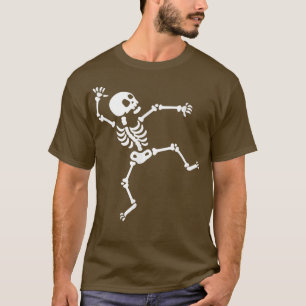 Funny Skeleton Dancing  Meme Halloween Spooky Gift T-Shirt