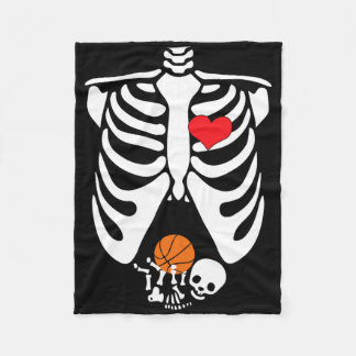 Funny Skeleton Fleece Blanket