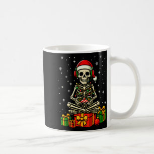 Funny Skeleton Game Controller Xmas Lights Men Wom Coffee Mug