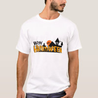 Funny Skeleton Ghost with Pumpkin Beer Halloween A