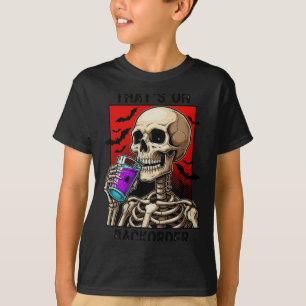Funny Skeleton Halloween Costume Spooky Party T-Shirt