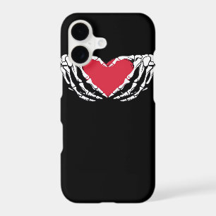 Funny Skeleton Heart Hands Classic Look