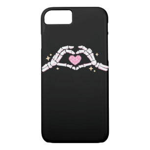 Funny Skeleton Heart Hands Creative Vibe Case-Mate iPhone Case