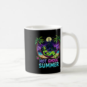 Funny Skeleton Ice Cream Hot Ghoul Summer Summerwe Coffee Mug