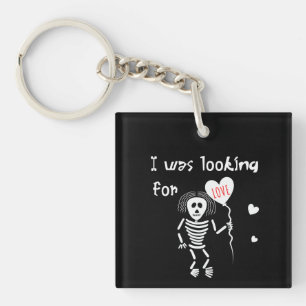 Funny skeleton key ring