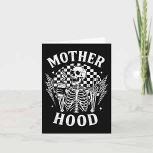 Funny Skeleton Motherhood Funny Mum Life Coffee Card