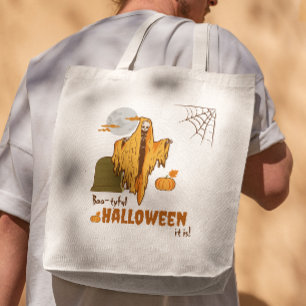 Funny Skeleton Pumpkin Adult Humor Halloween Party Tote Bag