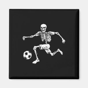 Funny Skeleton Soccer Ll Magnet