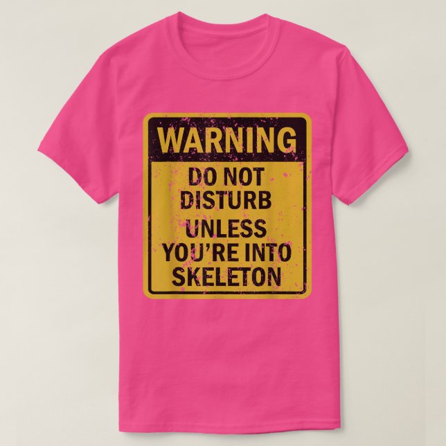 Funny SKELETON Sport Themed Birthday Party  T-Shirt (Design Front)