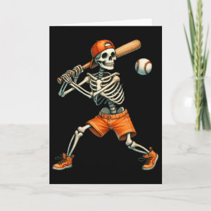 Funny Skeleton Tting Sell Halloween Boys Men Kids  Card