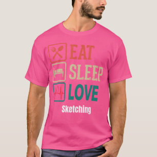 Funny Sketching T-Shirt