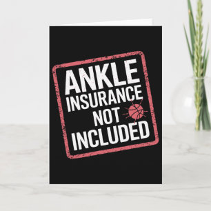 Funny Sketll Ankle Insurance Design For Injury Awa Card