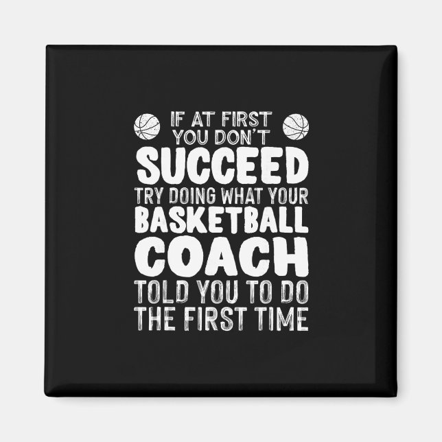 Funny Sketll Coaching For Men Women Team Player Sp Magnet (Front)