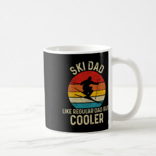 Funny Ski Dad Shirt Skier Fathers Skiing Gift Dad  Coffee Mug