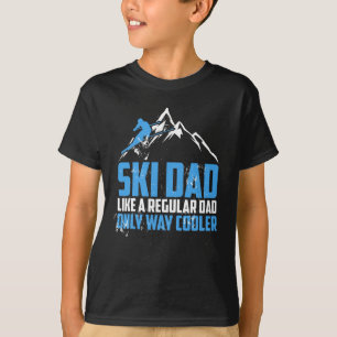 Funny Ski Dad - Skier Skiiing For Men _1 T-Shirt