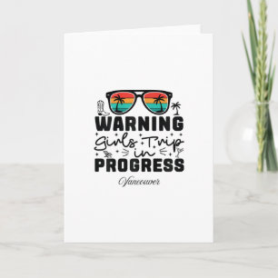 Funny Ski Trip Newly Wedding Couple Skiing Matchin Card