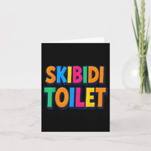 Funny Skibidi Toilet  Card