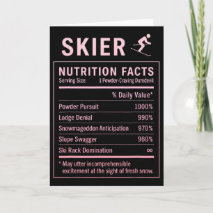 Funny Skier _1 Card